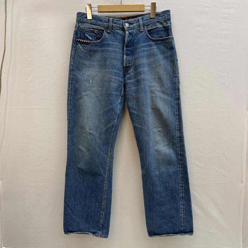 ヒステリックグラマー HYSTERIC GLAMOUR パンツ デニム、ジーンズ ストレート スタッズ デニムパンツ KINKY 02211AP20 30インチ メンズ USED 古着 中古 50150110