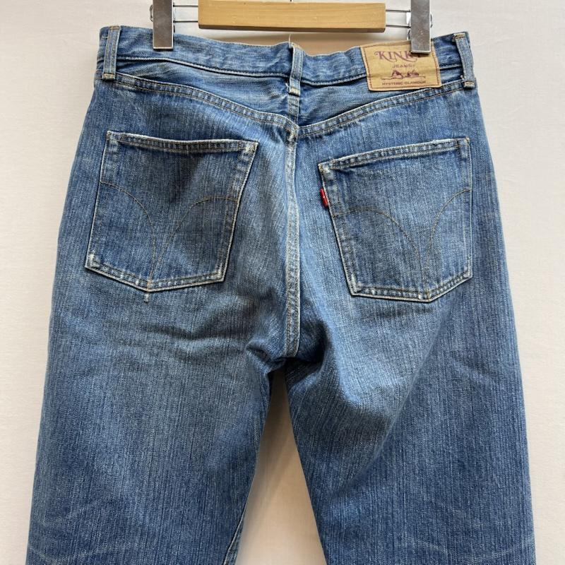 ヒステリックグラマー HYSTERIC GLAMOUR パンツ デニム、ジーンズ ストレート スタッズ デニムパンツ KINKY 02211AP20 30インチ メンズ USED 古着 中古 50150110