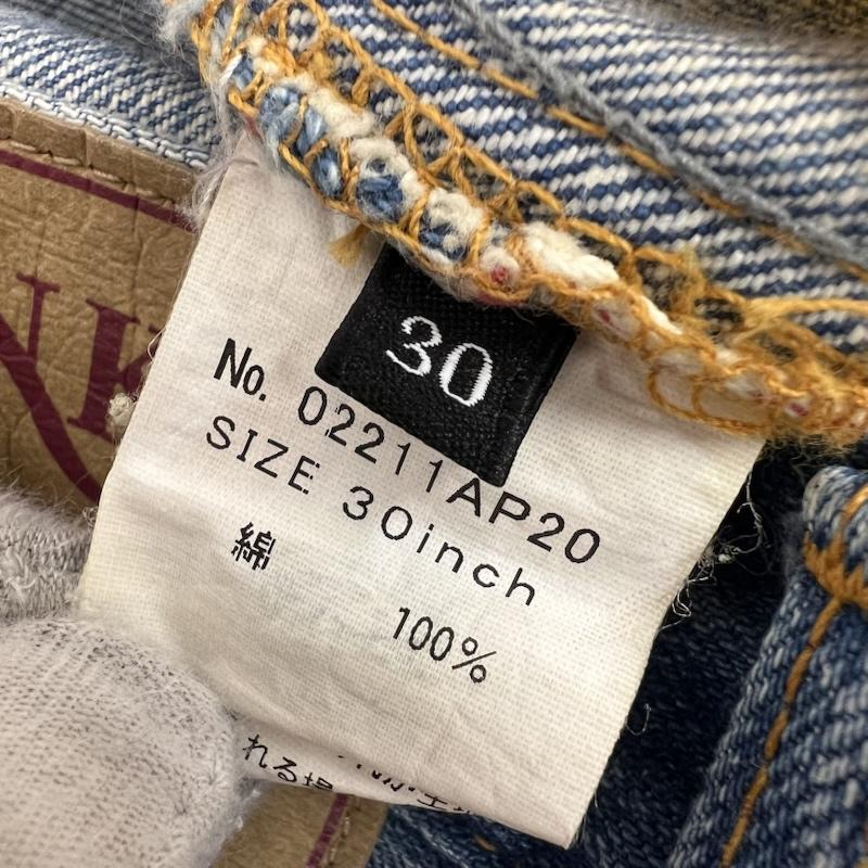 ヒステリックグラマー HYSTERIC GLAMOUR パンツ デニム、ジーンズ ストレート スタッズ デニムパンツ KINKY 02211AP20 30インチ メンズ USED 古着 中古 50150110