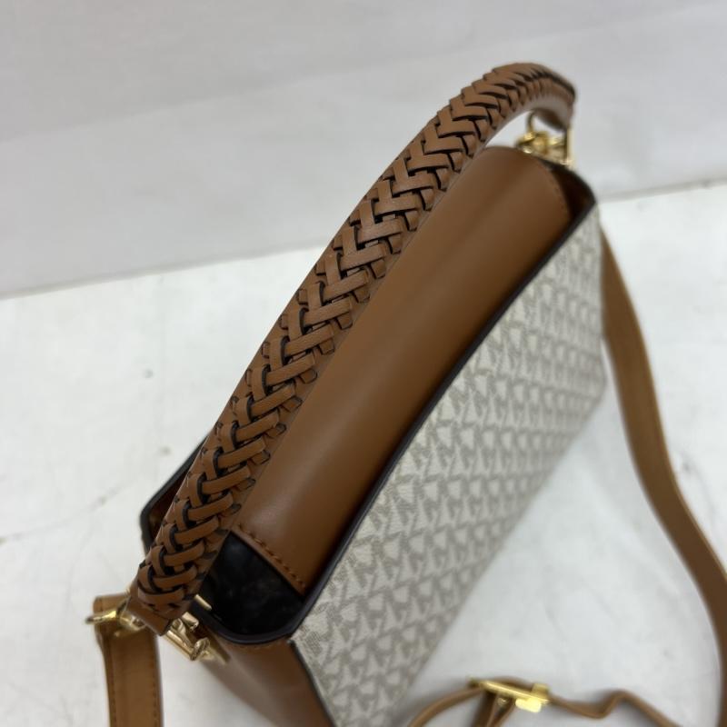 マイケルコース MICHAEL KORS ショルダーバッグ ショルダーバッグ カーリー スモール ロゴ クロスボディバッグ 32F1GCDC1B - 白 / ホワイト / white レディース USED 古着 中古 50150124