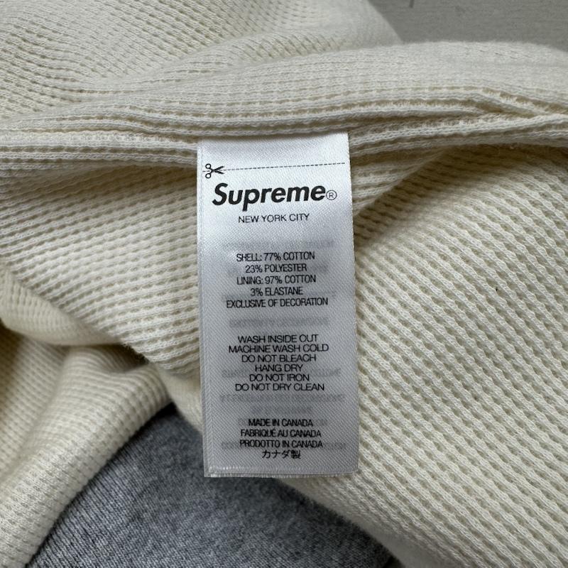 シュプリーム Supreme パーカー 長袖 24AW Arc Thermal Lined Zip Up Hooded 裏地 サーマル アーチ ロゴ ジップ パーカー XXL 灰 / グレー / gray メンズ USED 古着 中古 50150134
