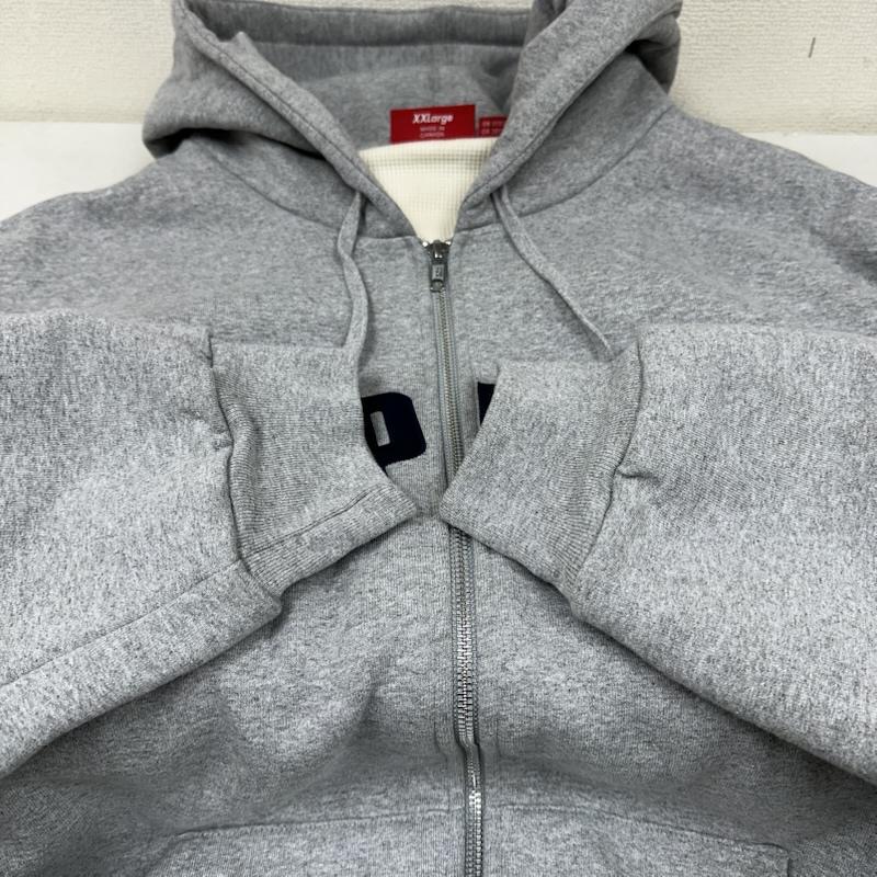 シュプリーム Supreme パーカー 長袖 24AW Arc Thermal Lined Zip Up Hooded 裏地 サーマル アーチ ロゴ ジップ パーカー XXL 灰 / グレー / gray メンズ USED 古着 中古 50150134