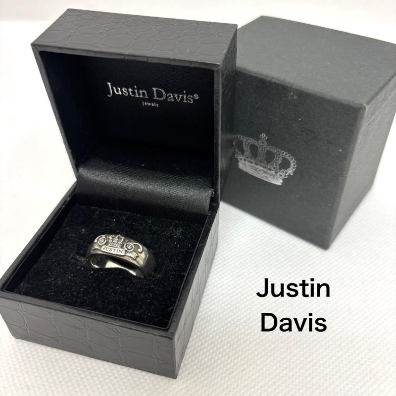 ジャスティンディヴィス JUSTIN DAVIS アクセサリー 指輪 ROSE HEARTED リング クラウンデザインリング SRJ465 ＃18 メンズ USED 古着 中古 50150149