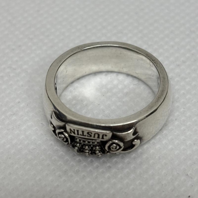 ジャスティンディヴィス JUSTIN DAVIS アクセサリー 指輪 ROSE HEARTED リング クラウンデザインリング SRJ465 ＃18 メンズ USED 古着 中古 50150149