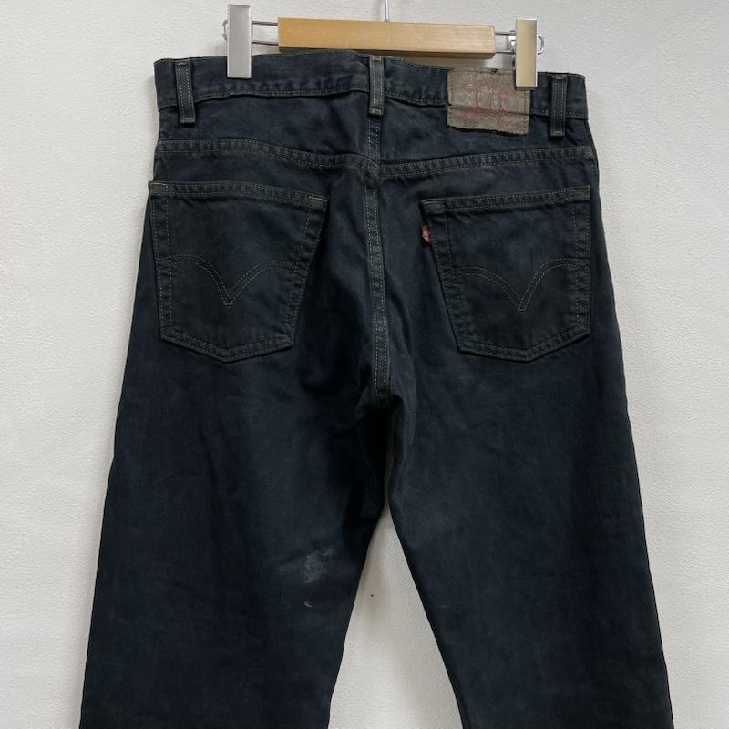 リーバイス Levi s パンツ デニム、ジーンズ 517 ブーツカット ジーンズ メキシコ製 リメイク ダメージ加工 W31 L36 31インチ ダメージ加工 黒 / ブラック / black メンズ USED 古着 中古 50150165