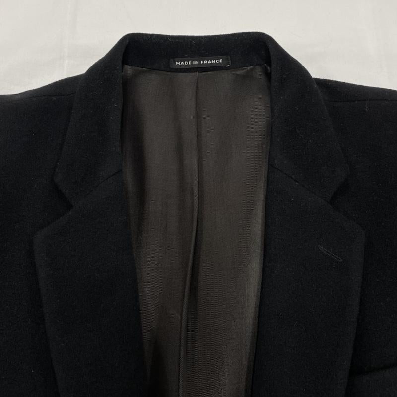 アニエス・ベー agnes b. ジャケット、上着 ジャケット、ブレザー homme オム ウール カシミヤ テーラード ジャケット 毛の中のラム コート フランス製 50 無地 黒 / ブラック / black メンズ USED 古着 中古 50150166