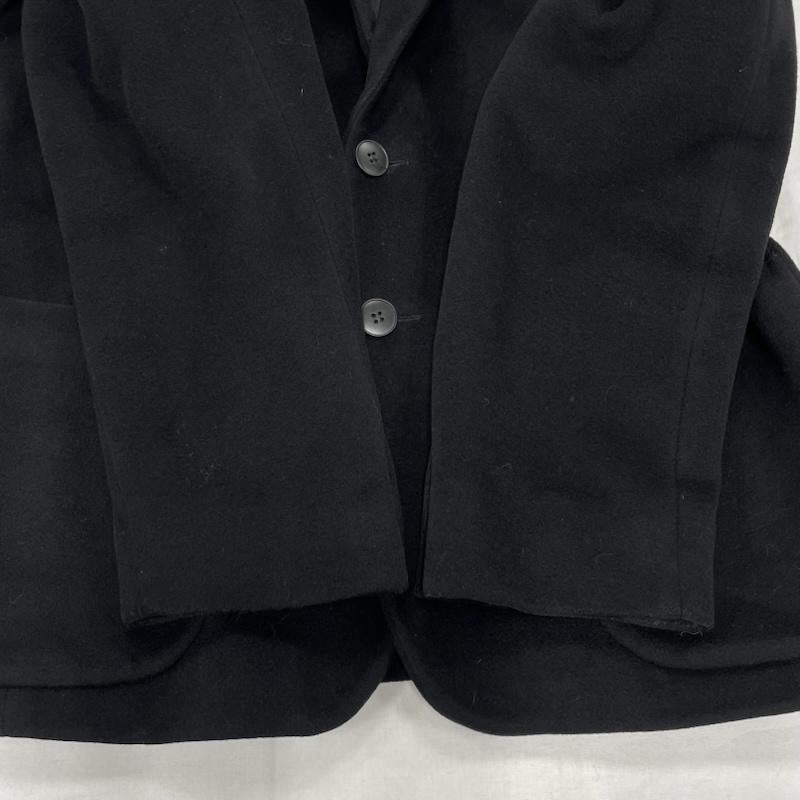 アニエス・ベー agnes b. ジャケット、上着 ジャケット、ブレザー homme オム ウール カシミヤ テーラード ジャケット 毛の中のラム コート フランス製 50 無地 黒 / ブラック / black メンズ USED 古着 中古 50150166