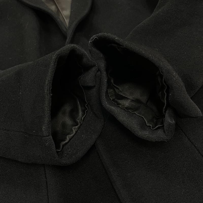 アニエス・ベー agnes b. ジャケット、上着 ジャケット、ブレザー homme オム ウール カシミヤ テーラード ジャケット 毛の中のラム コート フランス製 50 無地 黒 / ブラック / black メンズ USED 古着 中古 50150166