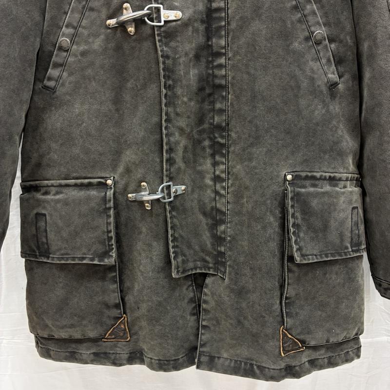アヴィレックス AVIREX コート コート一般 OFFICERS UNIFORM ファイヤーマン モッズコート ファー ダウン ライナー付き 612231 L メンズ USED 古着 中古 50150179