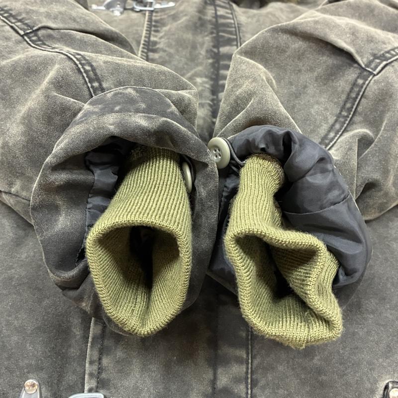 アヴィレックス AVIREX コート コート一般 OFFICERS UNIFORM ファイヤーマン モッズコート ファー ダウン ライナー付き 612231 L メンズ USED 古着 中古 50150179