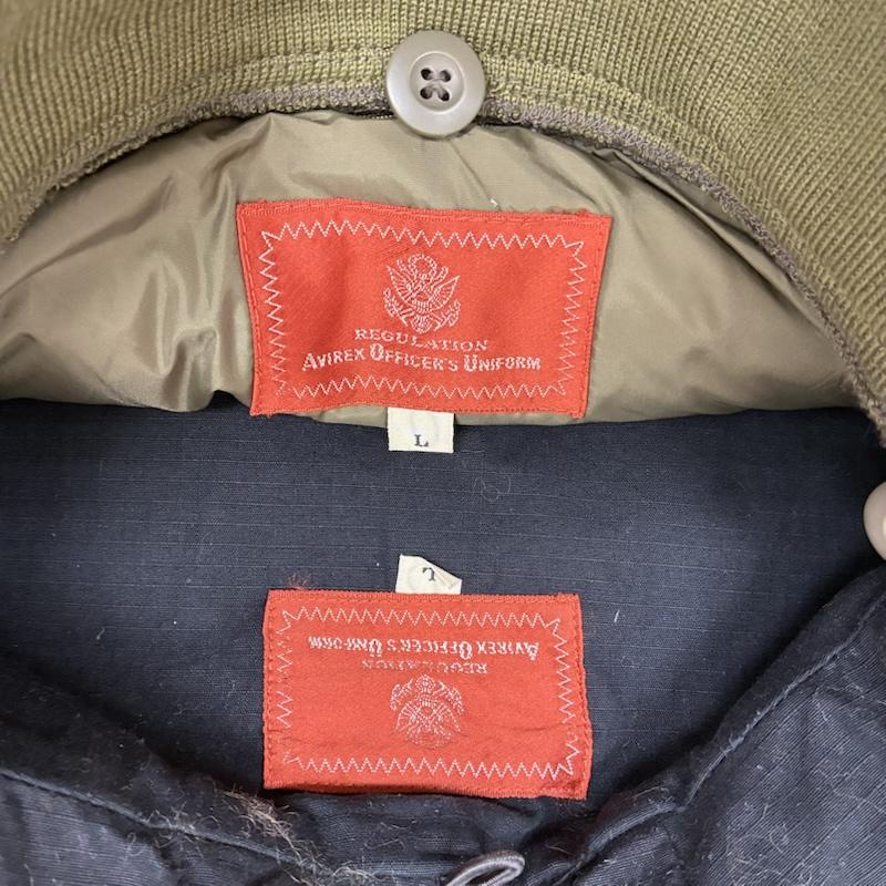 アヴィレックス AVIREX コート コート一般 OFFICERS UNIFORM ファイヤーマン モッズコート ファー ダウン ライナー付き 612231 L メンズ USED 古着 中古 50150179