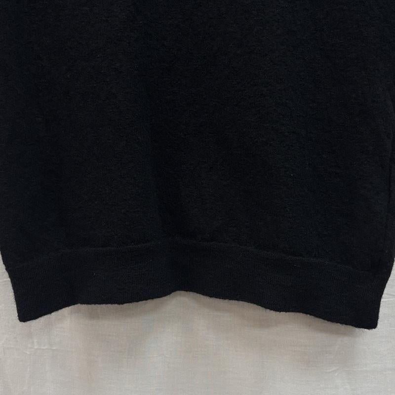 コムデギャルソン COMME des GARCONS ポロシャツ 半袖 AD2023/8 AX-N094 PLAY プレイ ハートロゴ ウール ニット ポロシャツ L 黒 / ブラック / black メンズ USED 古着 中古 50150191