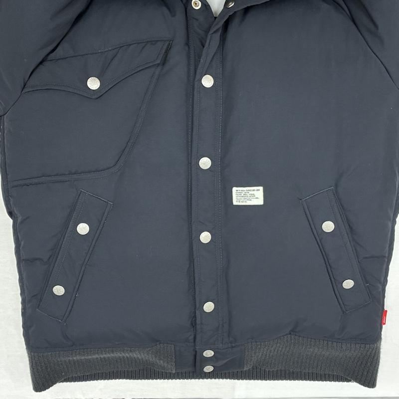 ダブルタップス WTAPS ジャケット、上着 ダウンジャケット 102GWDT-JKM01 ROKUDENASHI期 ナイロン ダウン ジャケット スタンドカラー - 紺 / ネイビー / navy メンズ USED 古着 中古 50150244