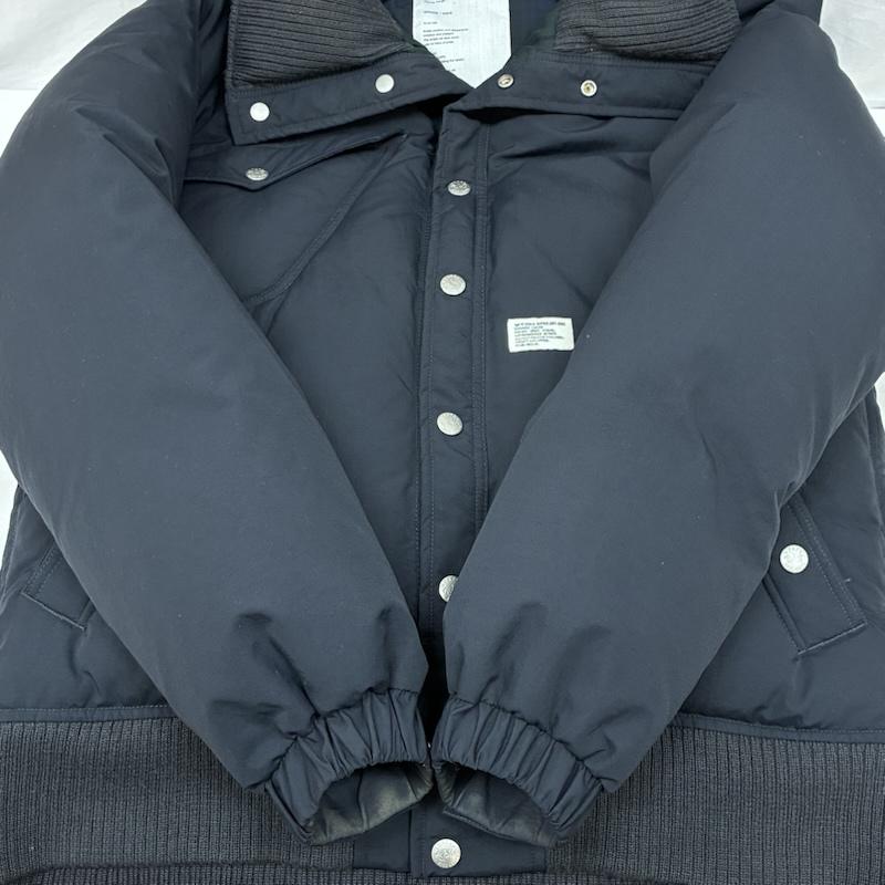 ダブルタップス WTAPS ジャケット、上着 ダウンジャケット 102GWDT-JKM01 ROKUDENASHI期 ナイロン ダウン ジャケット スタンドカラー - 紺 / ネイビー / navy メンズ USED 古着 中古 50150244