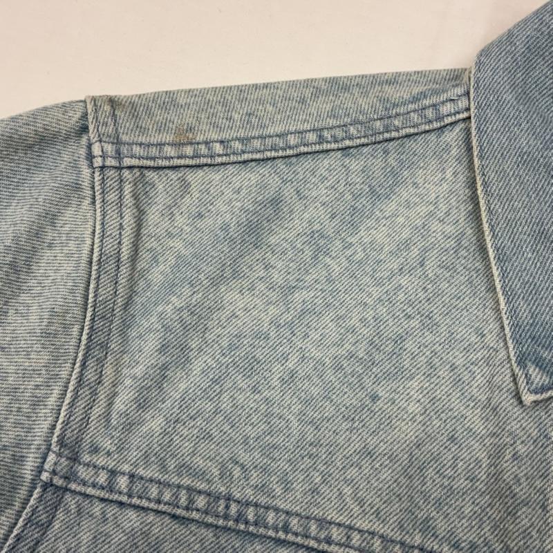 リーバイス Levi s ジャケット、上着 ジャンパー、ブルゾン LINE8 アシンメトリー 切替 トラッカー デニムジャケット M メンズ USED 古着 中古 50150246