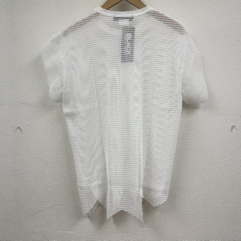 ブラックコムデギャルソン BLACK COMME des GARCONS Tシャツ 半袖 23SS 変形 メッシュ クルーネック Tシャツ 1K-T002 XS 白 / ホワイト / white メンズ USED 古着 中古 50150267