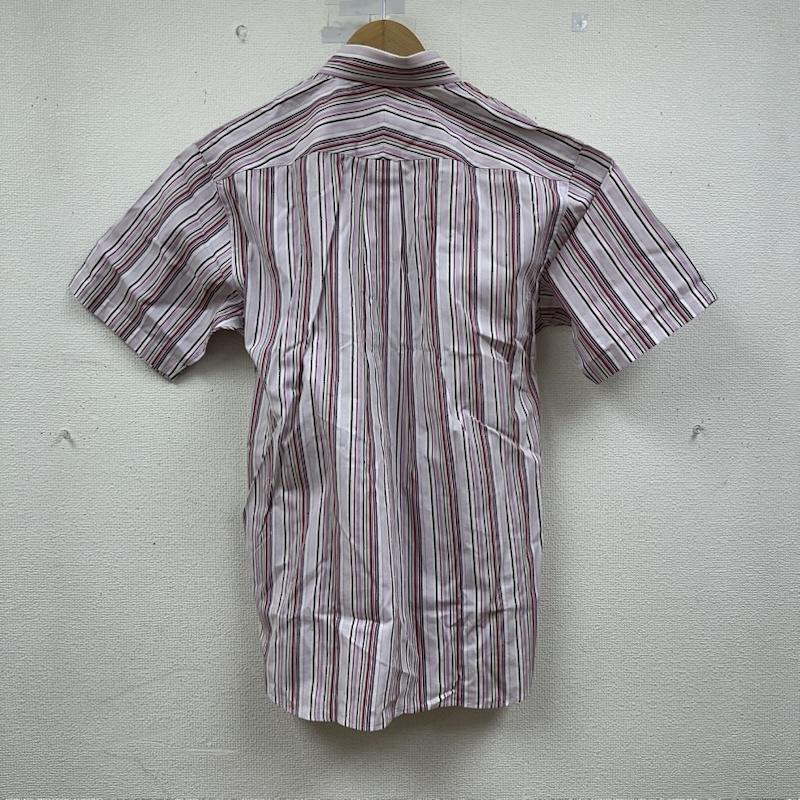 バーバリーロンドン Burberry London シャツ、ブラウス 半袖 ロゴ 刺繍 ストライプ ボタンダウン シャツ M 桃 / ピンク / pink メンズ USED 古着 中古 50150272