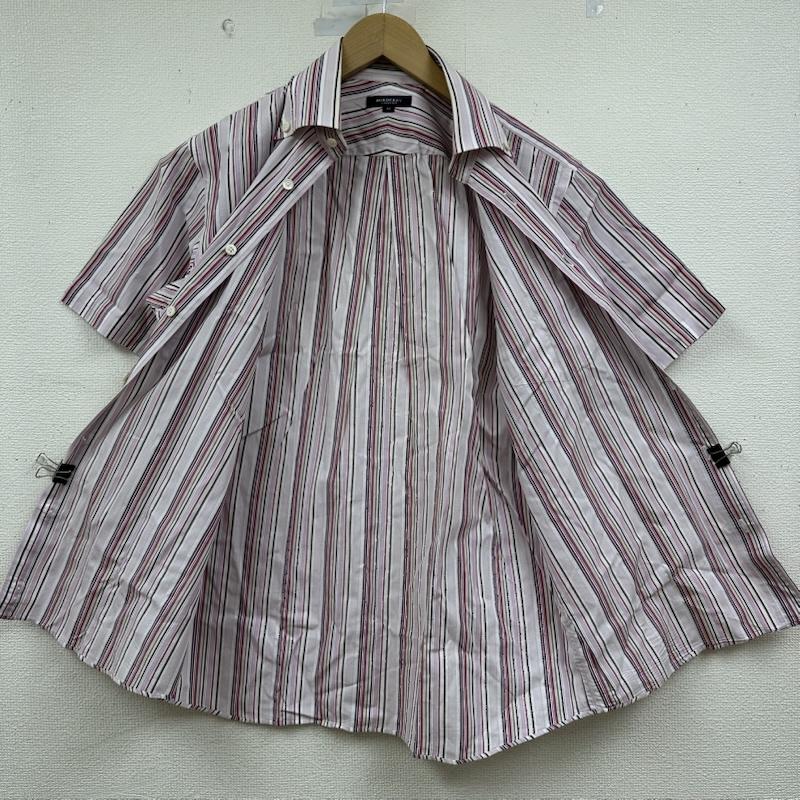 バーバリーロンドン Burberry London シャツ、ブラウス 半袖 ロゴ 刺繍 ストライプ ボタンダウン シャツ M 桃 / ピンク / pink メンズ USED 古着 中古 50150272