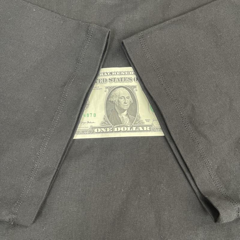 古着 USED Tシャツ 半袖 LAST NEST 25ss ONE DOLLAR T-SHIRTS プリント シャツ L 黒 / ブラック / black メンズ USED 古着 中古 50150273