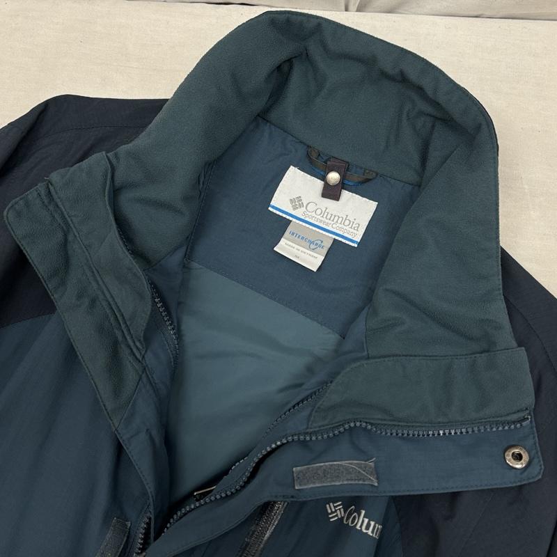 コロンビア Columbia ジャケット、上着 ジャンパー、ブルゾン WM1069 OMNI TECH オムニテック スタンドカラー ナイロン ジャケット M メンズ USED 古着 中古 50150278