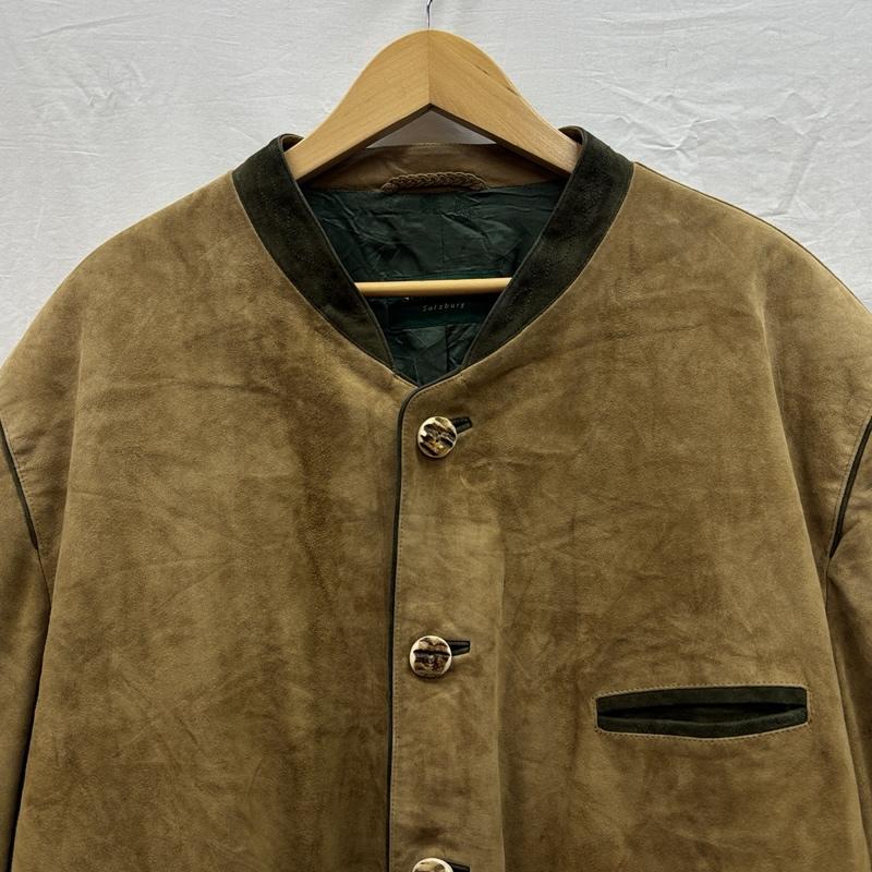 古着 USED ジャケット、上着 レザージャケット SCHNEIDERS ヌバック レザー チロリアン ジャケット - メンズ USED 古着 中古 50150282