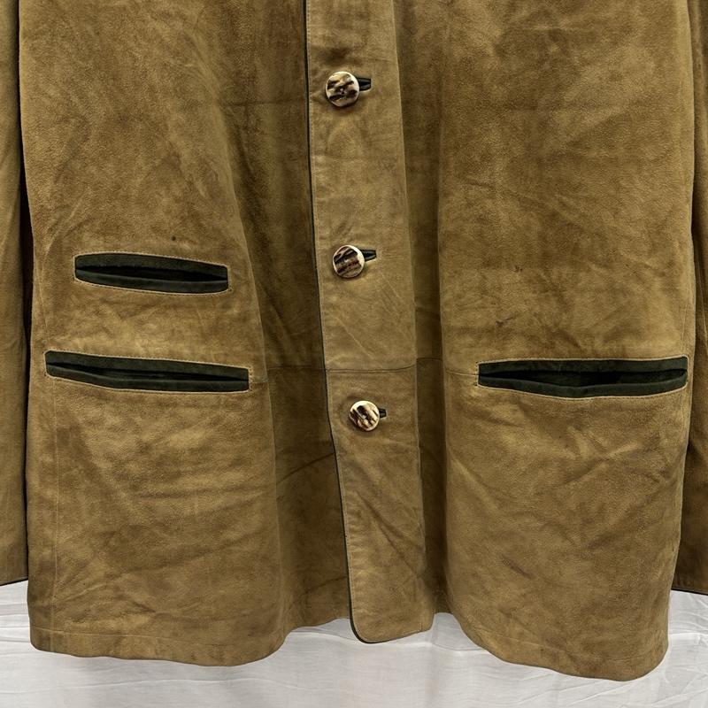 古着 USED ジャケット、上着 レザージャケット SCHNEIDERS ヌバック レザー チロリアン ジャケット - メンズ USED 古着 中古 50150282