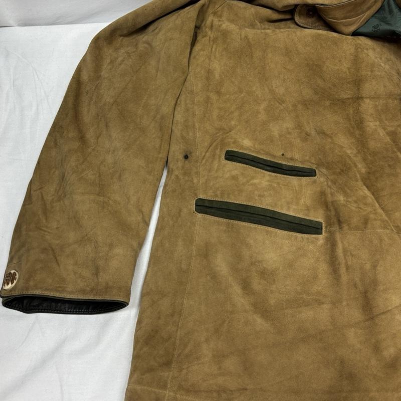 古着 USED ジャケット、上着 レザージャケット SCHNEIDERS ヌバック レザー チロリアン ジャケット - メンズ USED 古着 中古 50150282