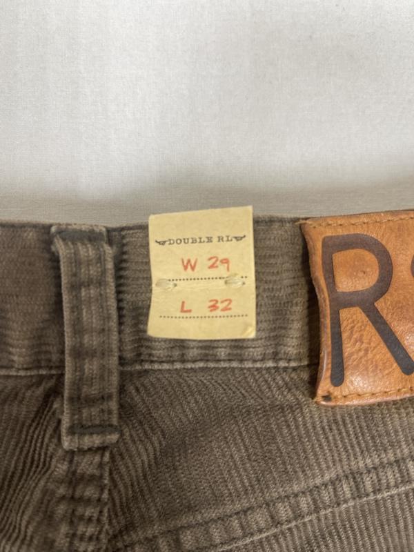 ダブルアールエル RRL パンツ ワークパンツ、ペインターパンツ デッドストック コーデュロイ パンツ 29インチ 茶 / ブラウン / brown メンズ USED 古着 中古 50150303