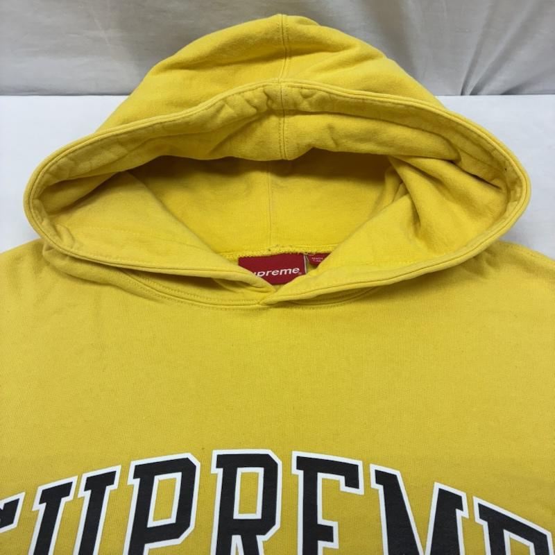 シュプリーム Supreme パーカー 長袖 20ss XXL Hooded Sweatshirt アーチロゴ プルオーバー スウェット パーカー M ロゴ、文字 黒 / ブラック / black X 黄 / イエロー / yellow メンズ USED 古着 中古 50150312