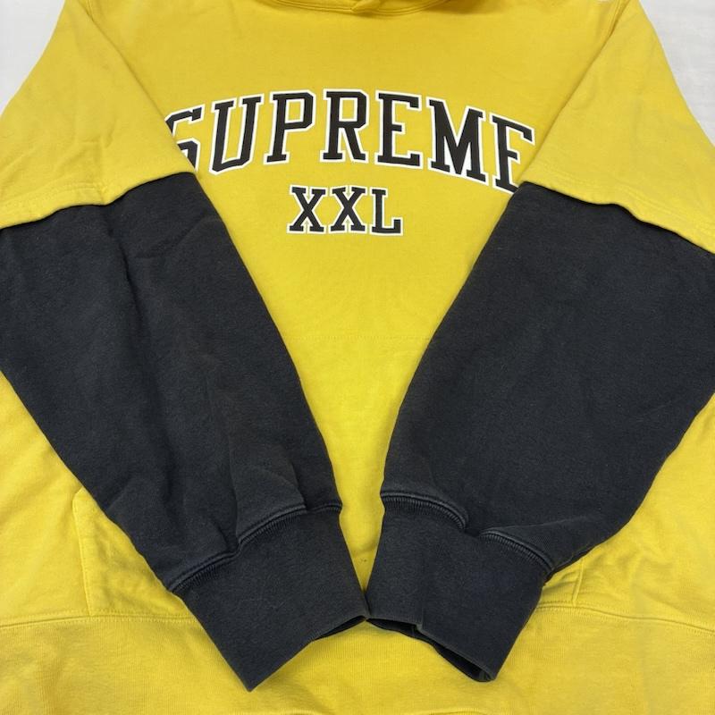 シュプリーム Supreme パーカー 長袖 20ss XXL Hooded Sweatshirt アーチロゴ プルオーバー スウェット パーカー M ロゴ、文字 黒 / ブラック / black X 黄 / イエロー / yellow メンズ USED 古着 中古 50150312