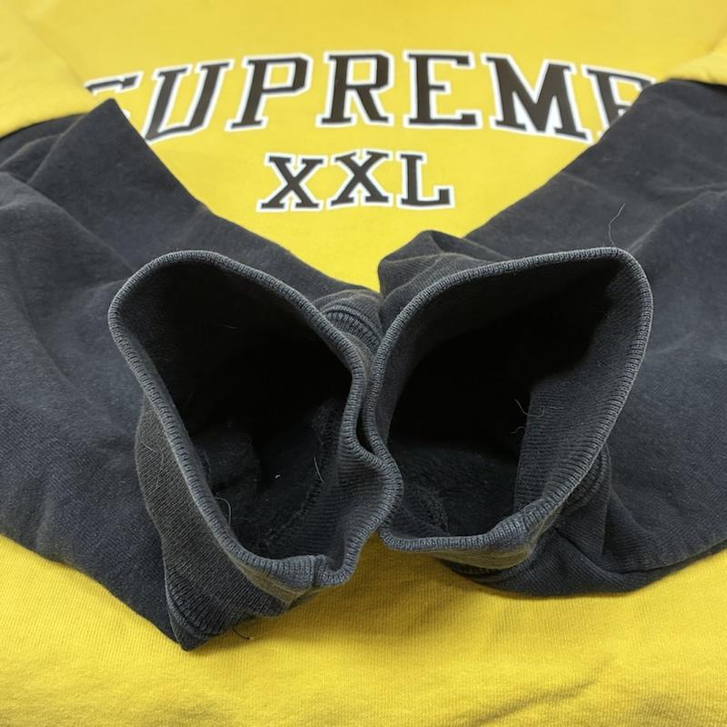 シュプリーム Supreme パーカー 長袖 20ss XXL Hooded Sweatshirt アーチロゴ プルオーバー スウェット パーカー M ロゴ、文字 黒 / ブラック / black X 黄 / イエロー / yellow メンズ USED 古着 中古 50150312