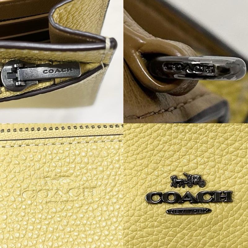 コーチ COACH ショルダーバッグ ショルダーバッグ ショルダーウォレットバッグ 花 ビーズ イエロー - 黄 / イエロー / yellow レディース USED 古着 中古 50150327