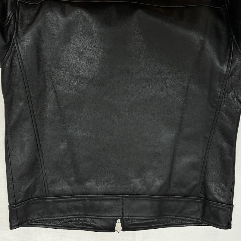 古着 USED ジャケット、上着 レザージャケット LIBERE リべーレ STANDARD LEATHER SINGLE RIDER JACKET シングル レザージャケット 2 ロゴ、文字 X 刺繍 黒 / ブラック / black メンズ USED 古着 中古 50150361