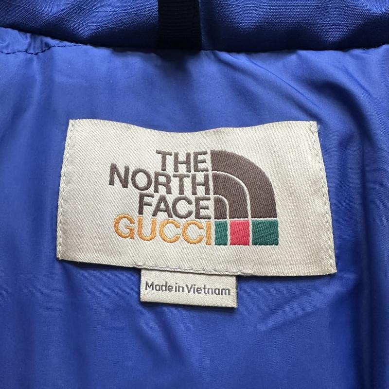 グッチ GUCCI ジャケット、上着 ダウンジャケット 21AW THE NORTH FACE ダウン ジャケット 663733 S 赤 / レッド / red X 青 / ブルー / blue メンズ USED 古着 中古 50150371