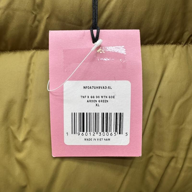 グッチ GUCCI ジャケット、上着 ダウンジャケット THE NORTH FACE マウンテンガイド ダウン ジャケット 663758 XLX45 XL 緑 / グリーン / green X 赤 / レッド / red メンズ USED 古着 中古 50150372