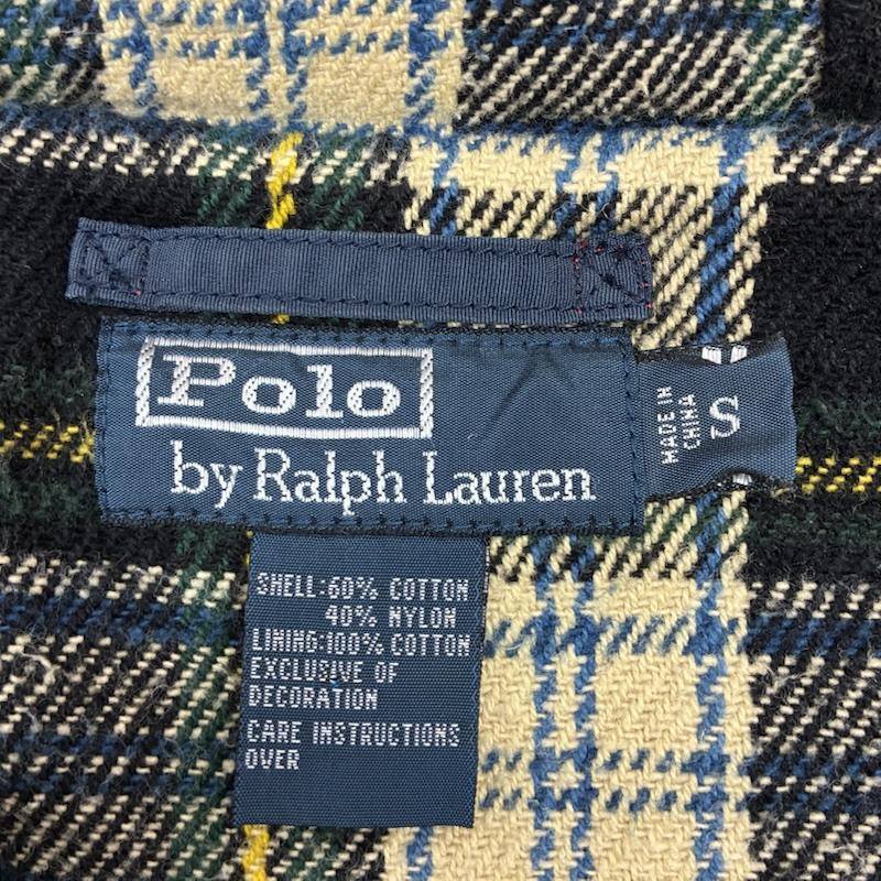 ポロバイラルフローレン Polo by RALPH LAUREN ジャケット、上着 ジャンパー、ブルゾン 90s チェック ライナー ツートン マウンテン パーカー 60/40クロス S ワンポイント X ロゴ、文字 X チェック 紺 / ネイビー / navy X 赤 / レッド / red メンズ USED 古着 中古 50150376