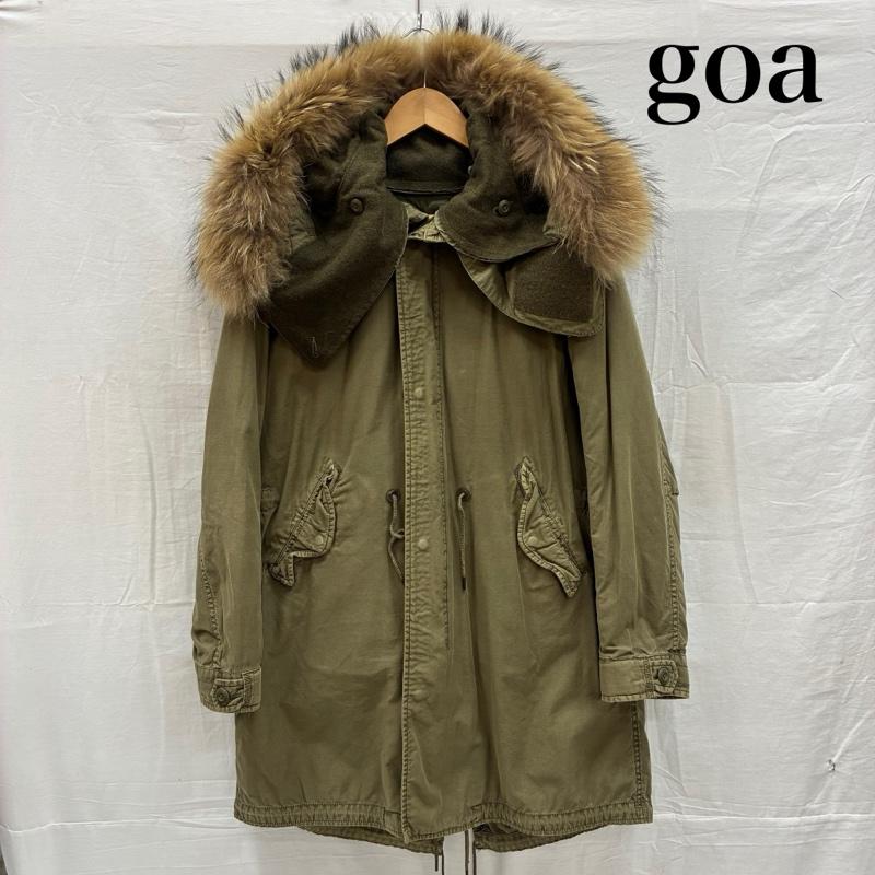 ゴア goa コート コート一般 M-65 モッズコート フード ファー ミリタリー パーカー ライナー付き 1 レディース USED 古着 中古 50150379