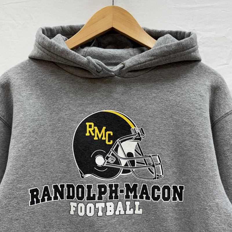 ジャンスポーツ JANSPORT パーカー 長袖 RMC RANDOLPH MACON FOOTBALL ロゴ プルオーバー フーディ スウェット パーカー S 灰 / グレー / gray メンズ USED 古着 中古 50150381