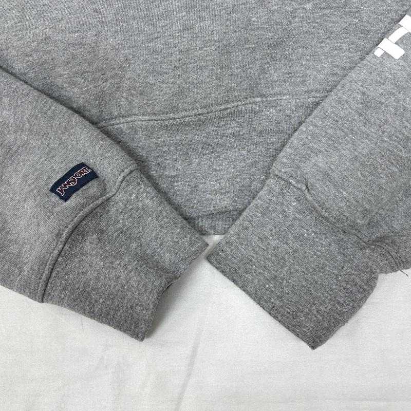ジャンスポーツ JANSPORT パーカー 長袖 RMC RANDOLPH MACON FOOTBALL ロゴ プルオーバー フーディ スウェット パーカー S 灰 / グレー / gray メンズ USED 古着 中古 50150381