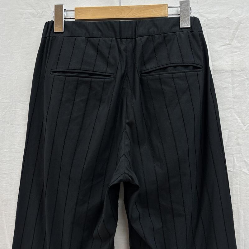 古着 USED ボトムス ボトムス KANEMASA PHIL カネマサフィル 24SS ストライプ タイプライター イージー パンツ S ストライプ 黒 / ブラック / black メンズ USED 古着 中古 50150394