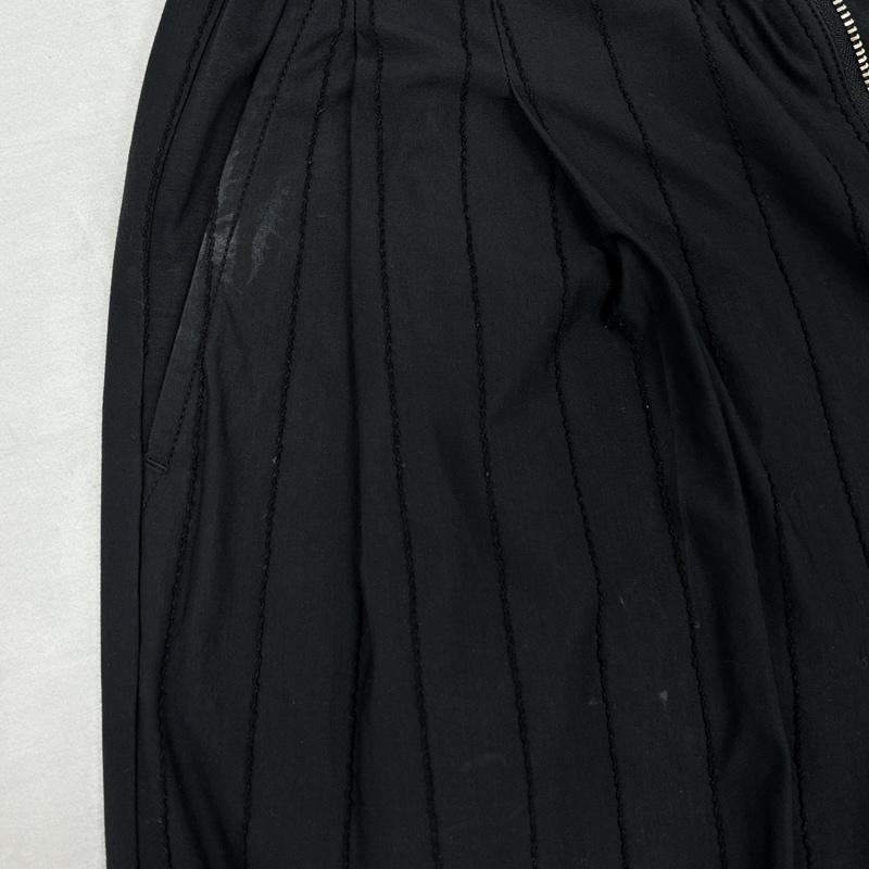 古着 USED ボトムス ボトムス KANEMASA PHIL カネマサフィル 24SS ストライプ タイプライター イージー パンツ S ストライプ 黒 / ブラック / black メンズ USED 古着 中古 50150394