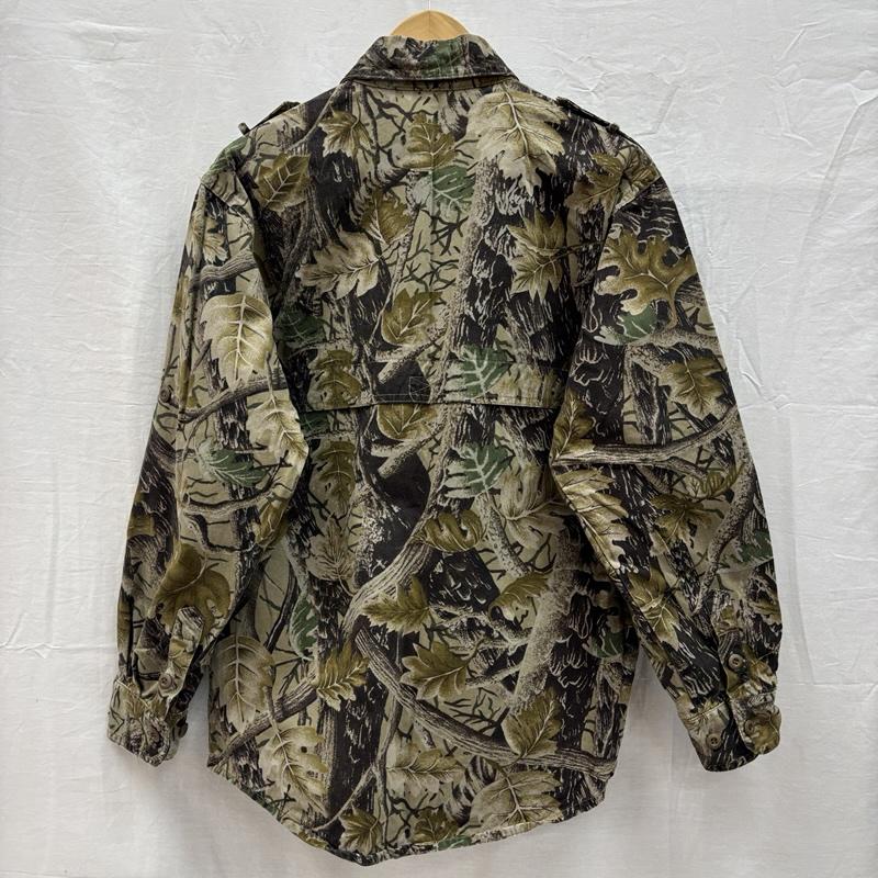 古着 USED シャツ、ブラウス 長袖 リアルツリーカモフラ 迷彩柄 ミリタリー フィールド シャツ エポーレット - カモフラージュ柄・迷彩 メンズ USED 古着 中古 50150399