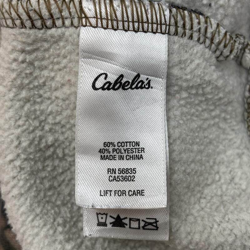 古着 USED パーカー 長袖 Cabelas カベラス リアルツリーカモフラ 迷彩柄 ロゴ プルオーバー フーディ パーカー M カモフラージュ柄・迷彩 メンズ USED 古着 中古 50150407