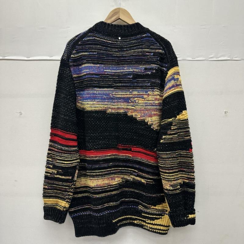 オーエーエムシー OAMC ニット、セーター 長袖 STATIC Crewneck 総柄 クルーネック ニット OAMT751067 S マルチカラー / マルチカラー / multicolor メンズ USED 古着 中古 50150411