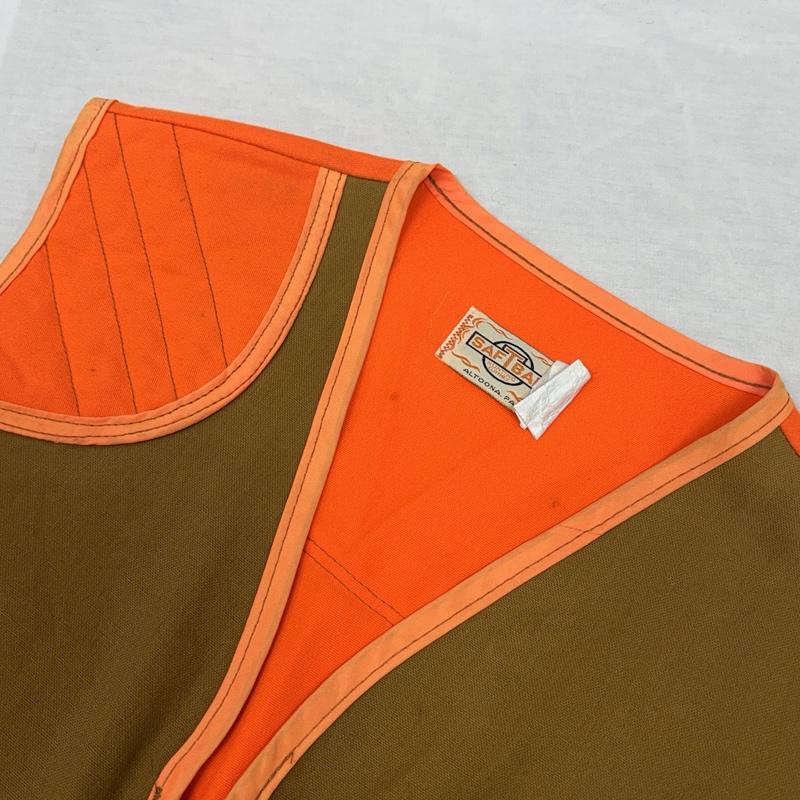 古着 USED ベスト ベスト SAFTBAK 70年代 ビンテージ ハンティング ベスト PRIDE ZIP 70s VINTAGE - メンズ USED 古着 中古 50150420