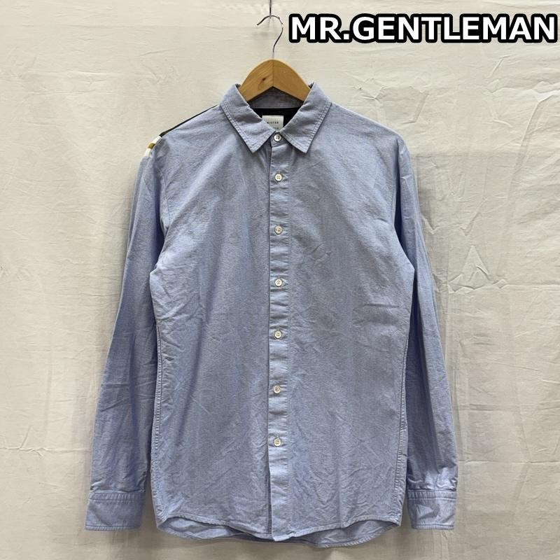 ミスタージェントルマン MR.GENTLEMAN シャツ、ブラウス 長袖 バックヨーク カモフラ メッシュパネル オックスフォード 長袖 シャツ CS-M-SH01 L メンズ USED 古着 中古 50150422
