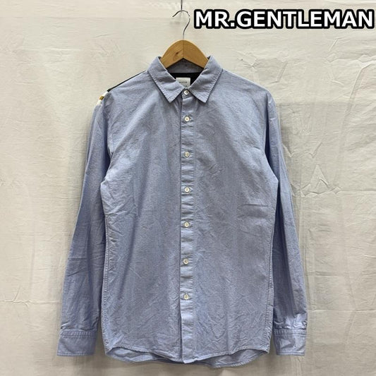 ミスタージェントルマン MR.GENTLEMAN シャツ、ブラウス 長袖 バックヨーク カモフラ メッシュパネル オックスフォード 長袖 シャツ CS-M-SH01 L メンズ USED 古着 中古 50150422