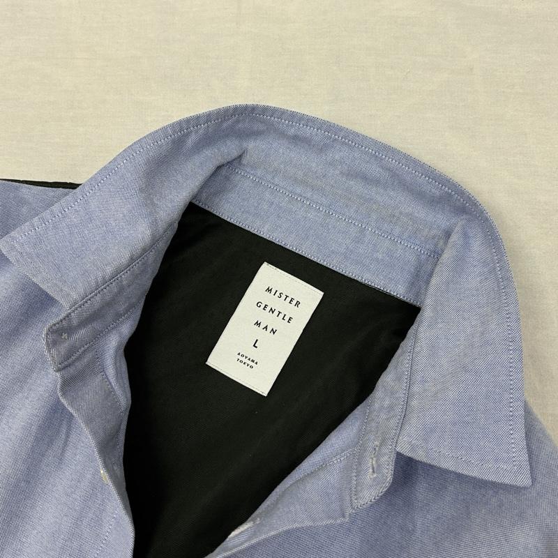 ミスタージェントルマン MR.GENTLEMAN シャツ、ブラウス 長袖 バックヨーク カモフラ メッシュパネル オックスフォード 長袖 シャツ CS-M-SH01 L メンズ USED 古着 中古 50150422