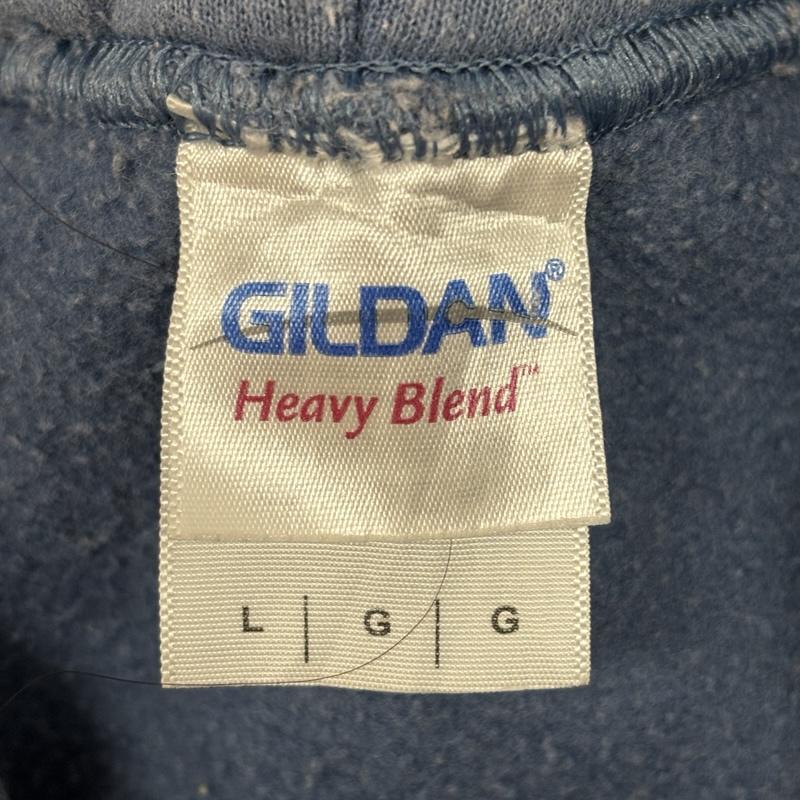 ギルダン GILDAN パーカー 長袖 Baseball STATE FINAL 2015 ロゴ プリント プルオーバー フーディ スウェット パーカー L メンズ USED 古着 中古 50150427