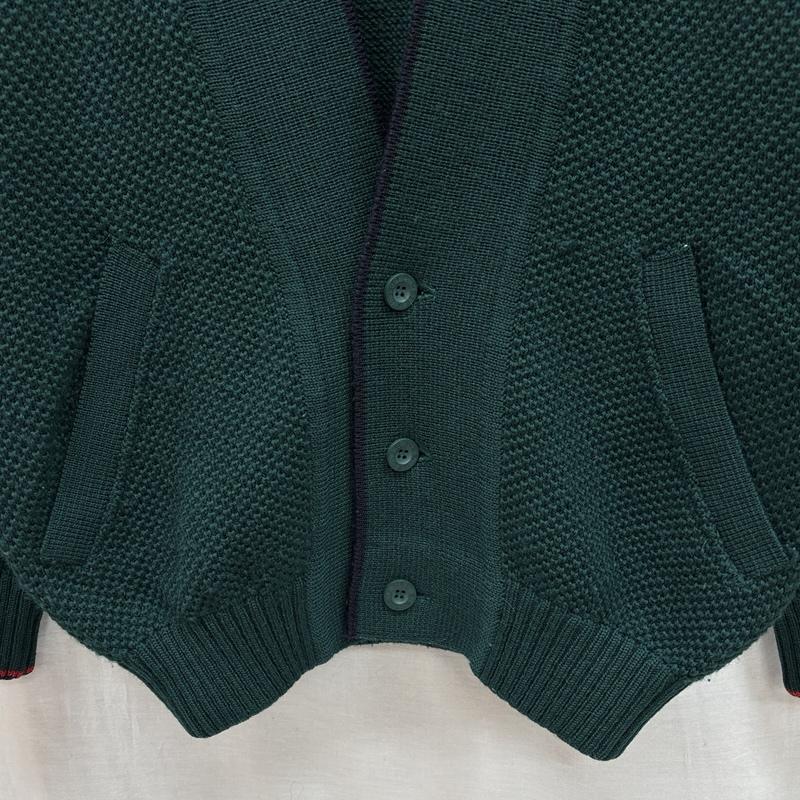 古着 USED カーディガン 長袖 RED GREEN OF SCANDINAVIA デンマーク製 ウール ニット カーディガン - 緑 / グリーン / green メンズ USED 古着 中古 50150429